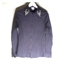 Royal Highness Equestrian Long Sleeve Zip Up